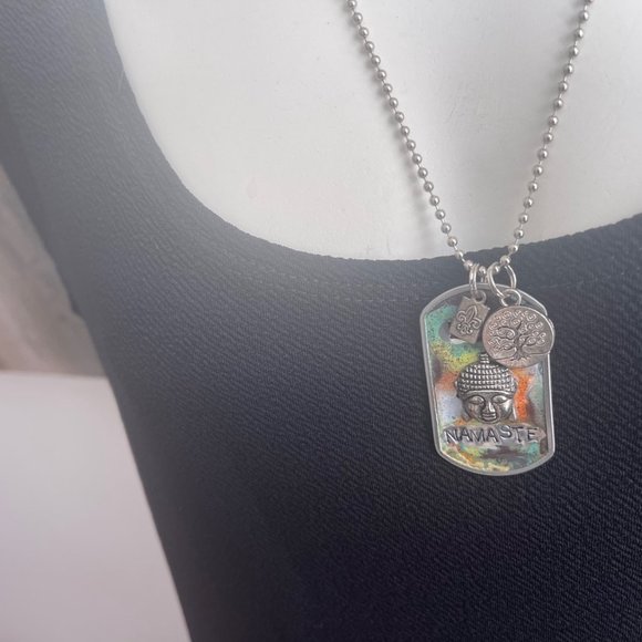 Kate Mesta Love Nameste Dog tag - Picture 4 of 5